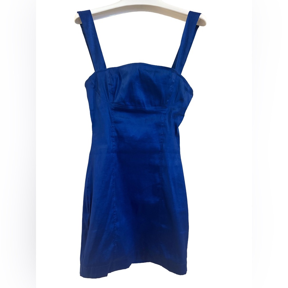 Women’s Lucy in the Sky Royal Blue Mini Dress, Size S